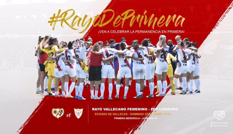 Imagen de la celebración de la salvación del Rayo Féminas.