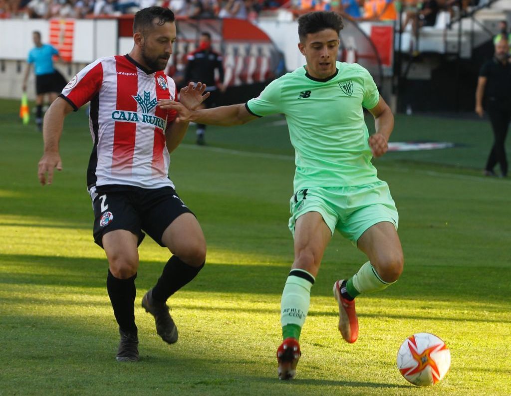 Lance de un Zamora - Bilbao Athletic