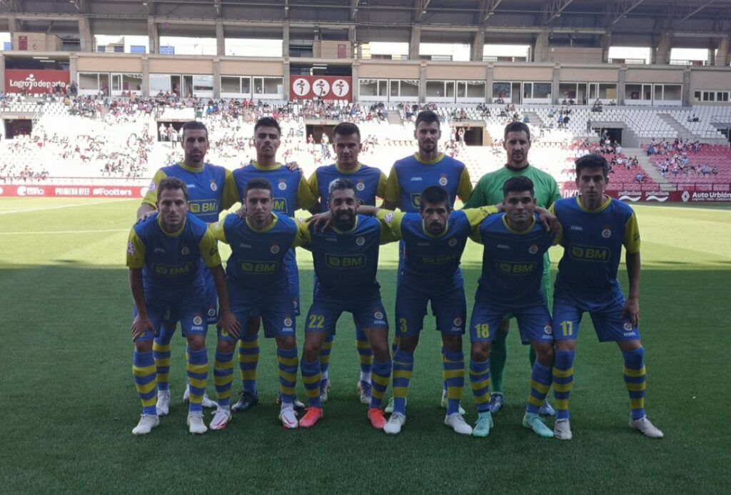 11 del Real Unión en su partido en Las Gaunas. Foto del Real Unión club.