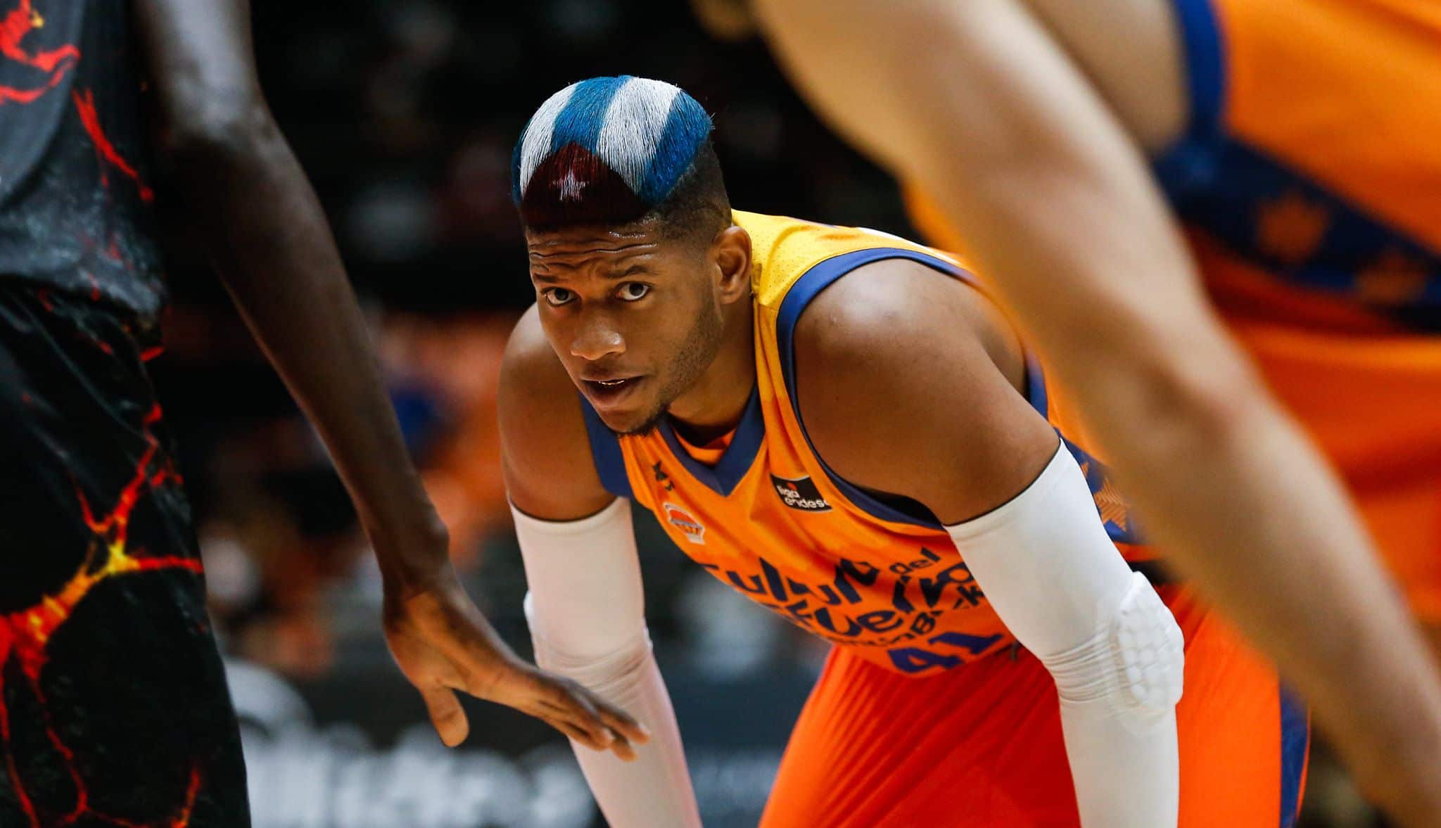 Jasiel Rivero en su debut en la Fonteta. Fuente: M.A. Polo (VBC).