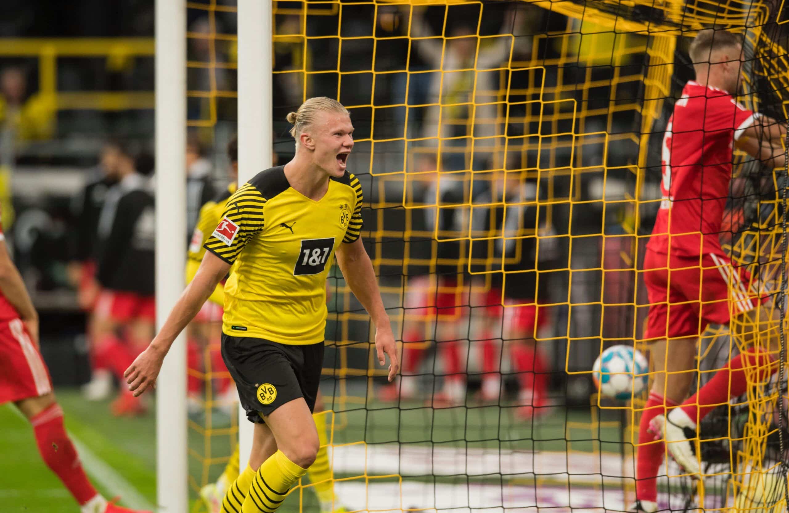 Borussia Dortmund 4-2 Union Berlín: El segundo gol de Haaland decidió el partido cuando peor lo pasaba su equipo.