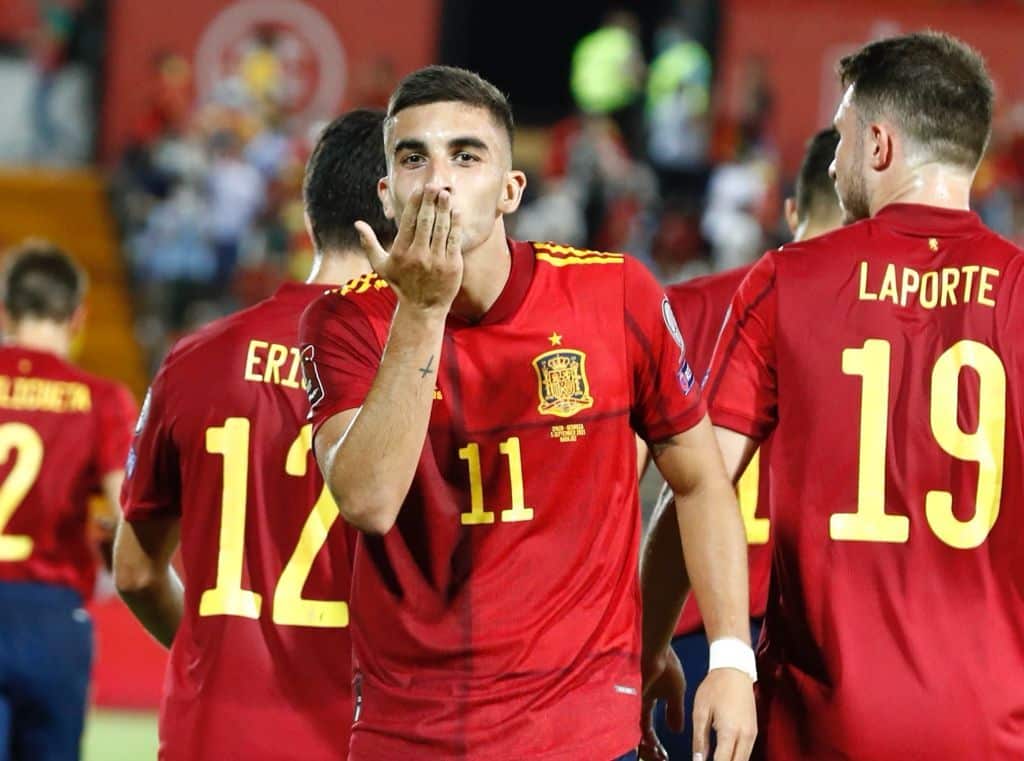 Ferrán Torres no faltó en su cita con el gol| Real Federación de Fútbol Española