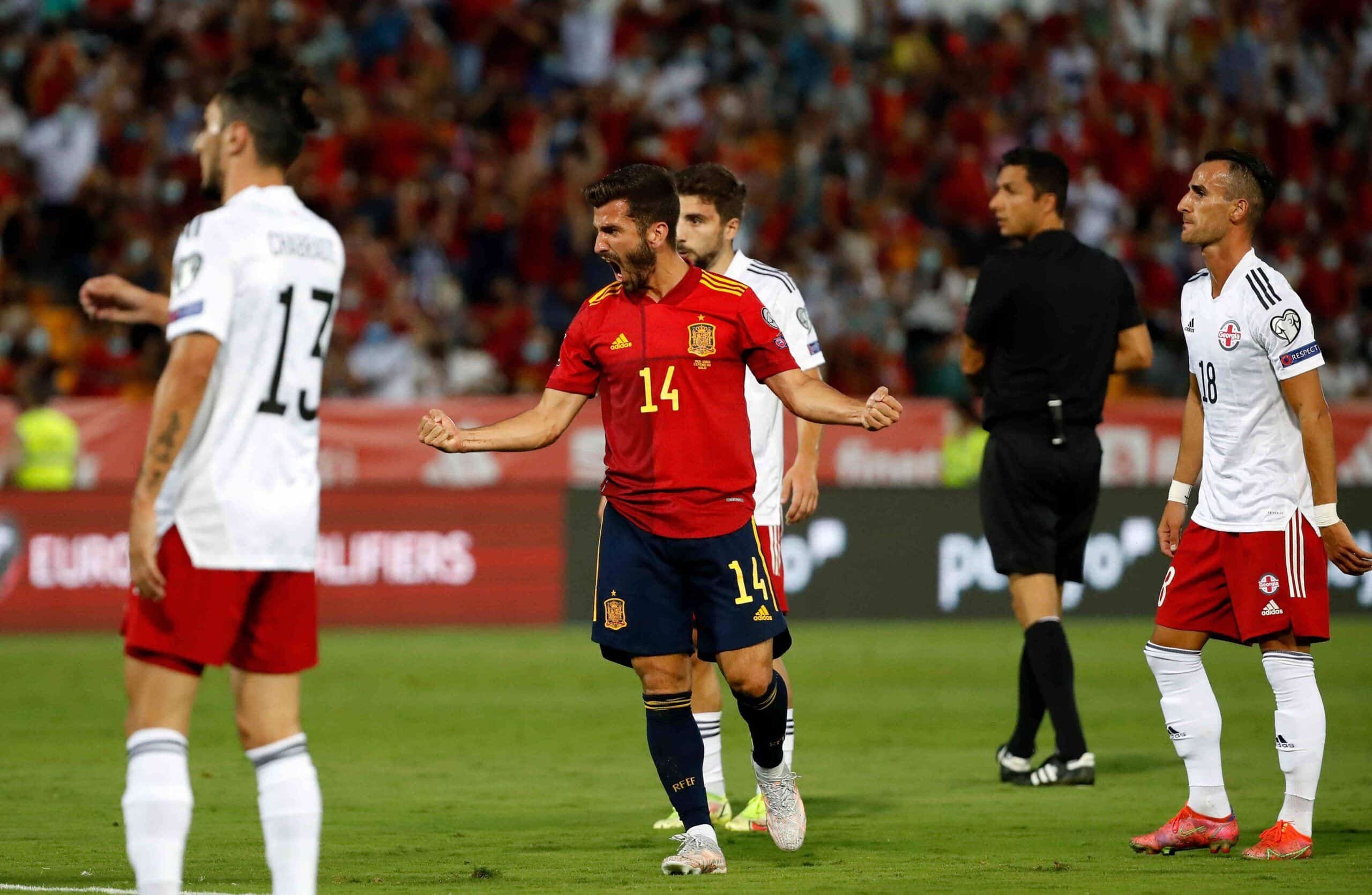 José Luis Gayà acabó el partido con molestias| Real Federación de Fútbol Española