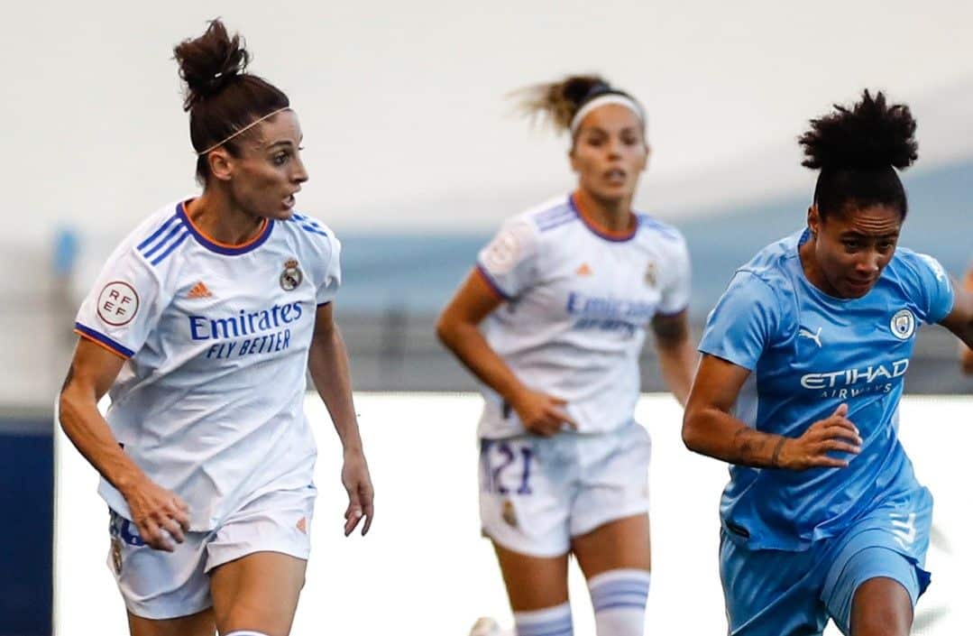 Imagen de un lance del encuentro. Fuente: @realmadridfem
