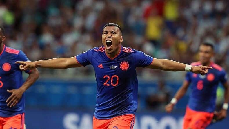 Roger Martínez marcó su tercer gol con Colombia.
 Foto: Elolfato.com