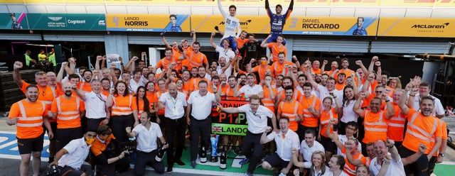 McLaren regresó a lo más alto en el templo de la velocidad McLaren regresó a lo más alto en el templo de la velocidad