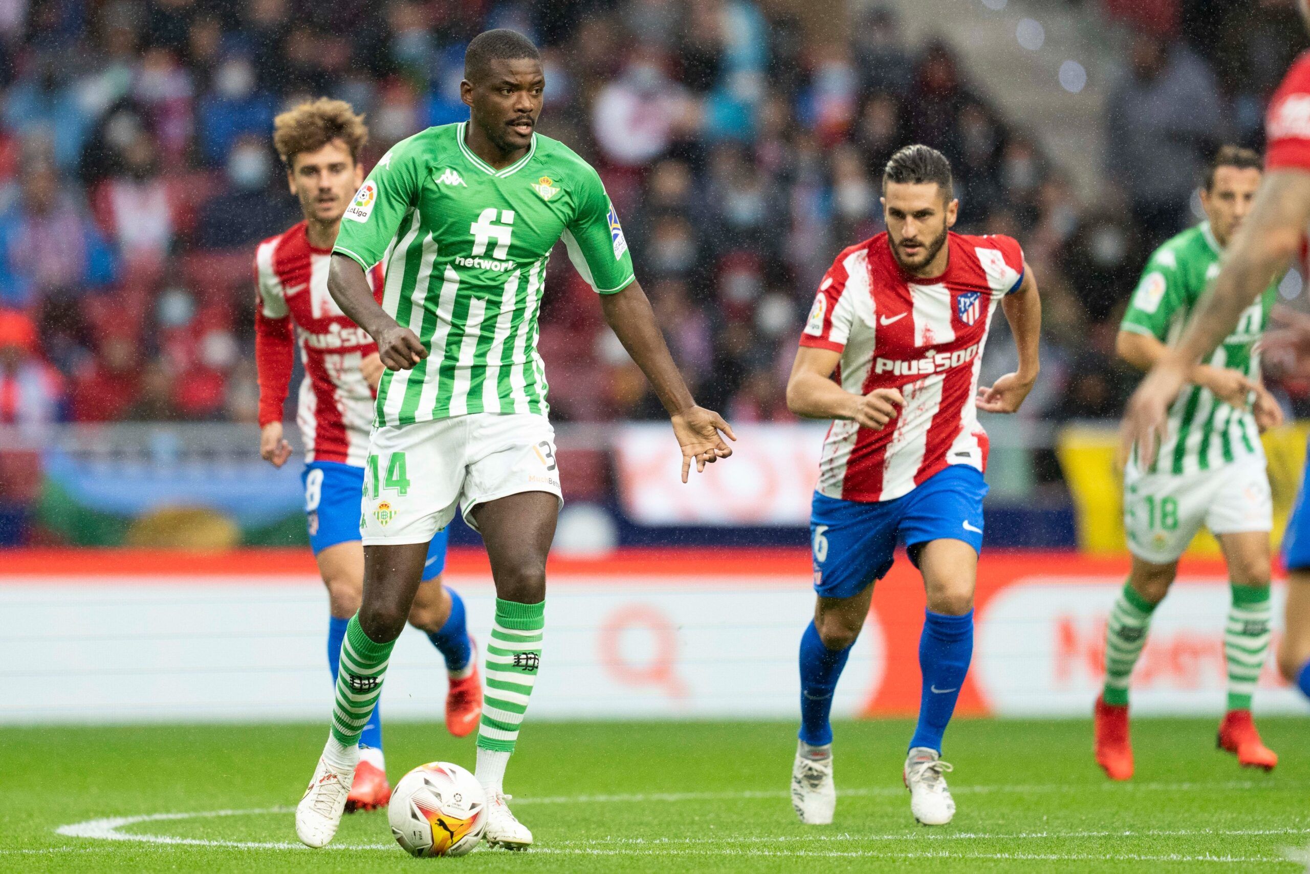 William Carvalho y Koke en una jugada del partido. / Imagen: Real Betis Balompié