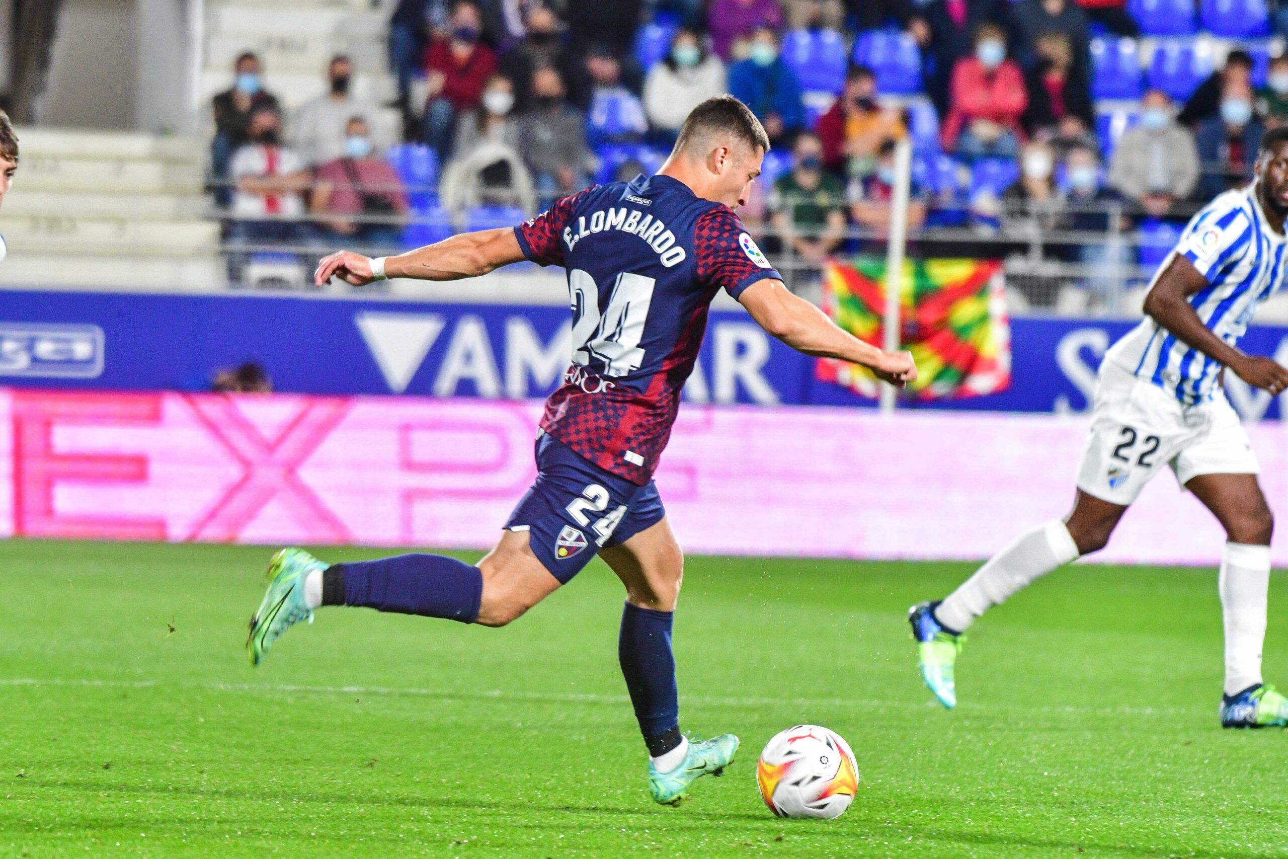 Huesca y Málaga empataron en un partido de tú a tú. Fuente: SD Huesca.