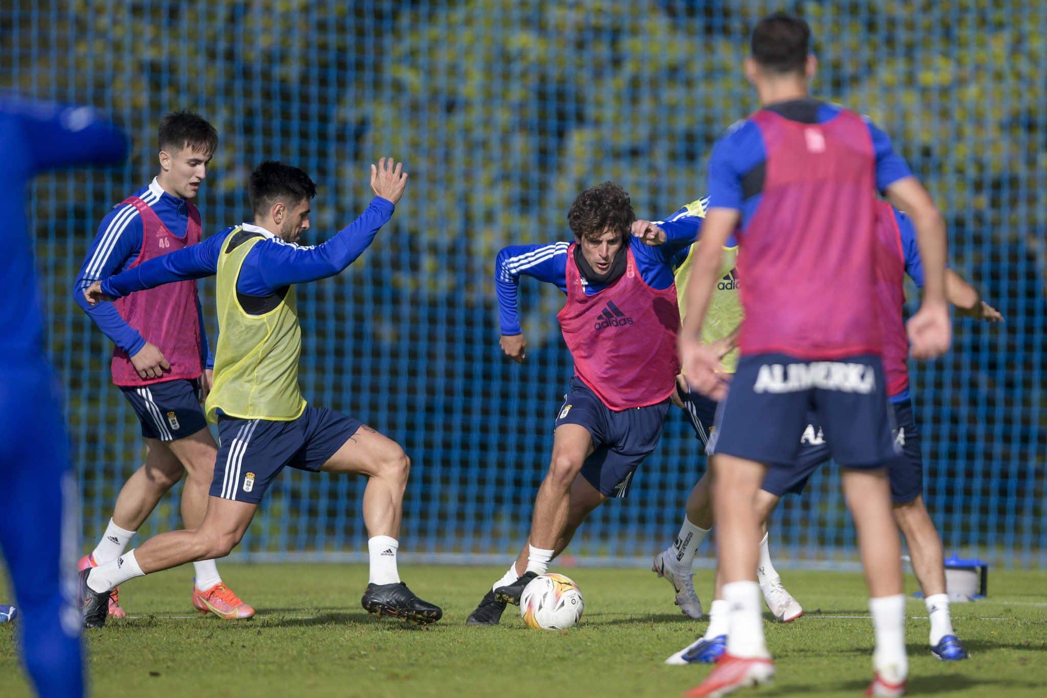 Entreno en el Requexón de esta semana. Foto: Real Oviedo