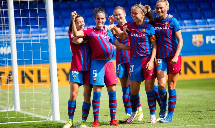 foto del twitter del fcb femení