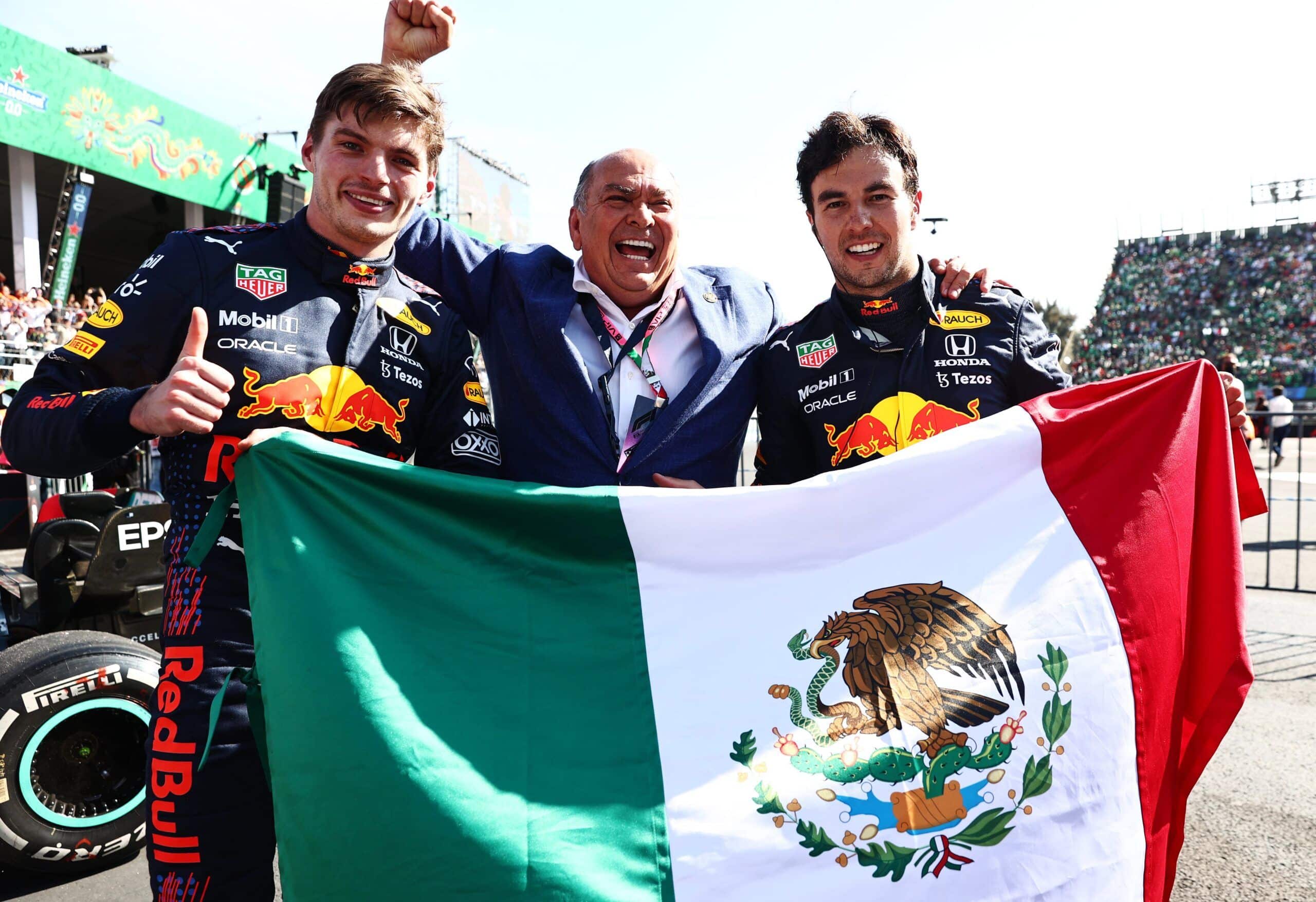 Una carrera "a todo dar" para Verstappen y todo Red Bull en México. Imagen: @F1.