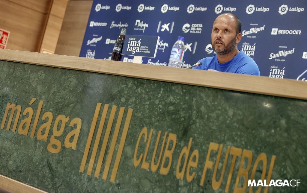 El miércoles José Alberto López dio la rueda de prensa previa al encuentro frente a la Real Sociedad B