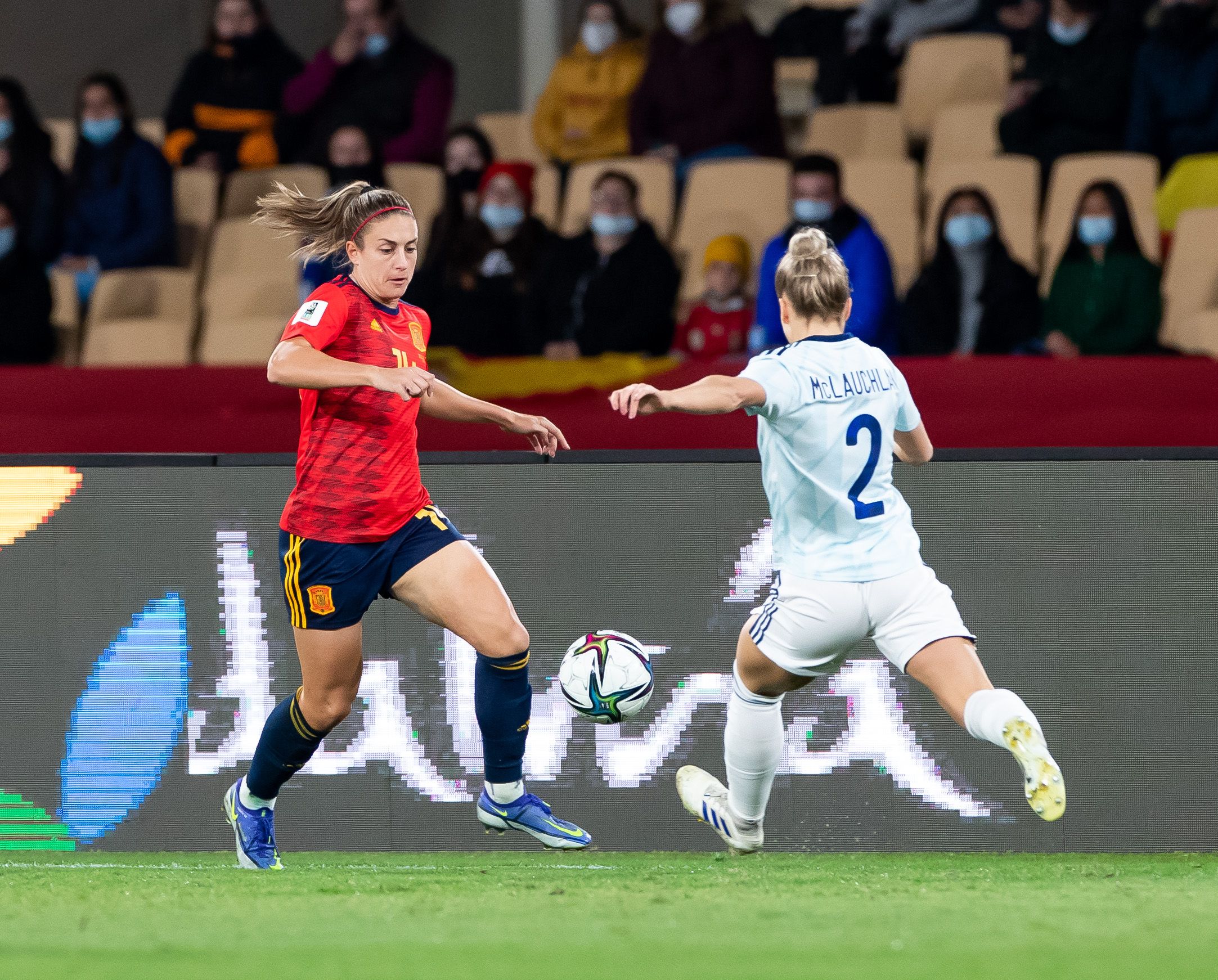 Imagen de un lance del juego. Fuente: @sefutbolfem