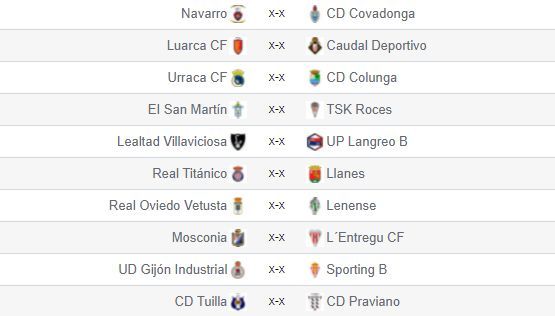 Encuentros de la jornada 14