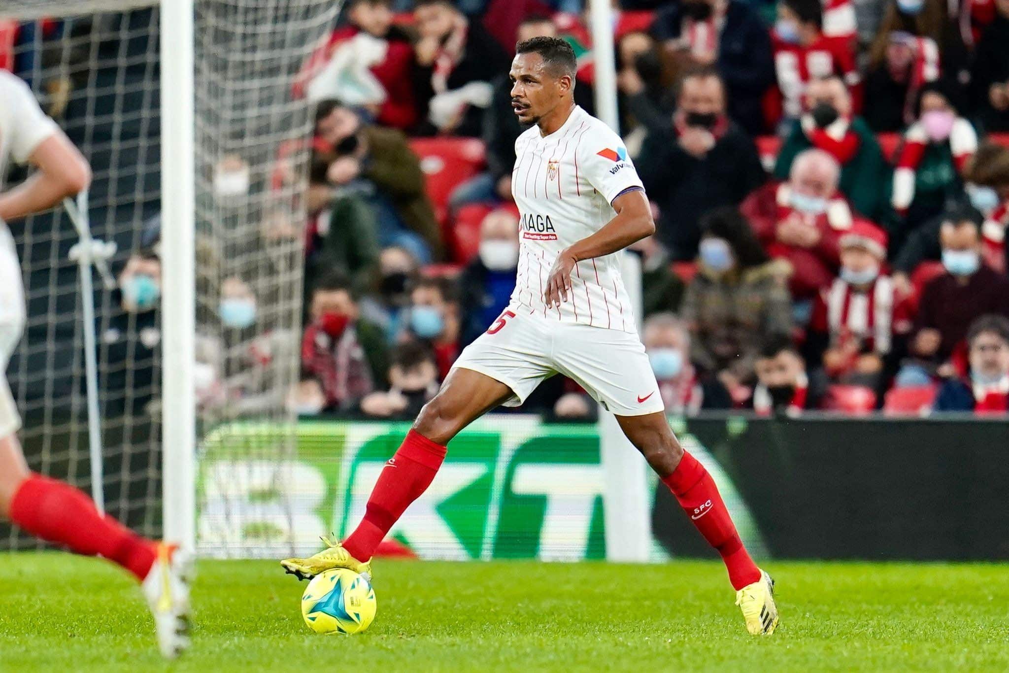 Imagen de un lance del partido. Fuente: @sevillafc