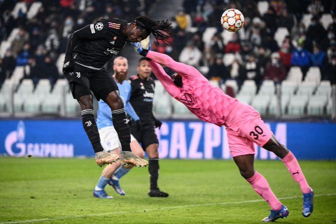 Juventus 1-0 Malmö: El gol de Kean alarga la racha de cuatro partidos seguidos ganando al campeón sueco. Fuente: (@UEFA).