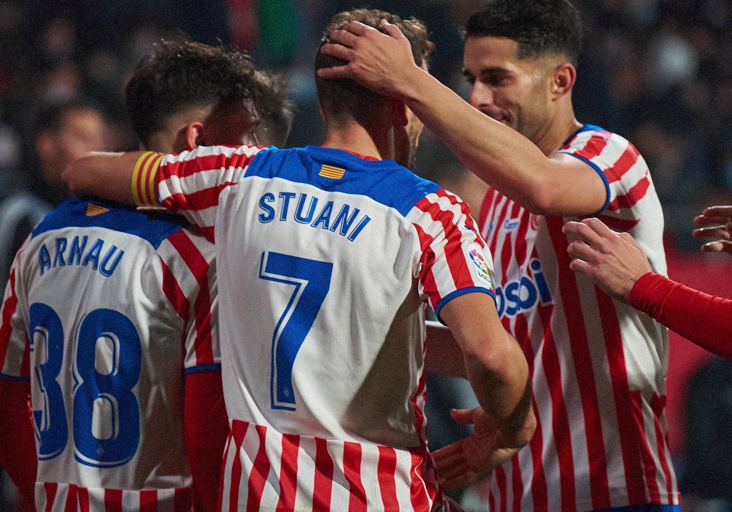 Girona celebra gol
