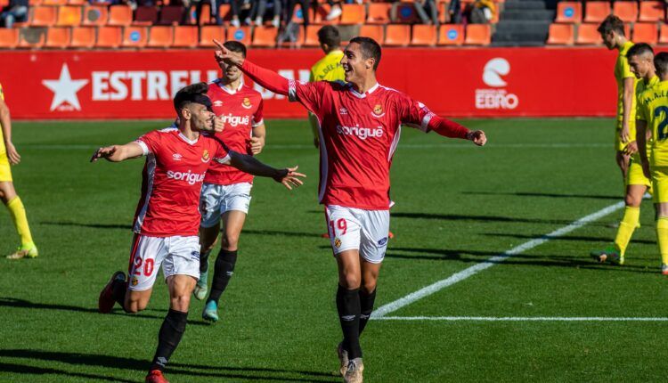 Pablo Fernández fue el autor del solitairo gol contra el Villarreal 'B' | Foto: @NASTICTARRAGONA