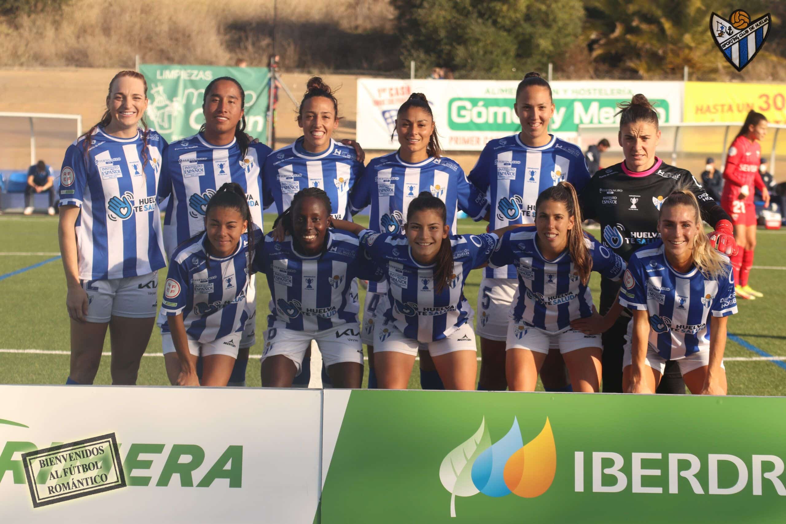 Once titular del partido frente al Sevilla FC. Fuente: @SportingHuelva