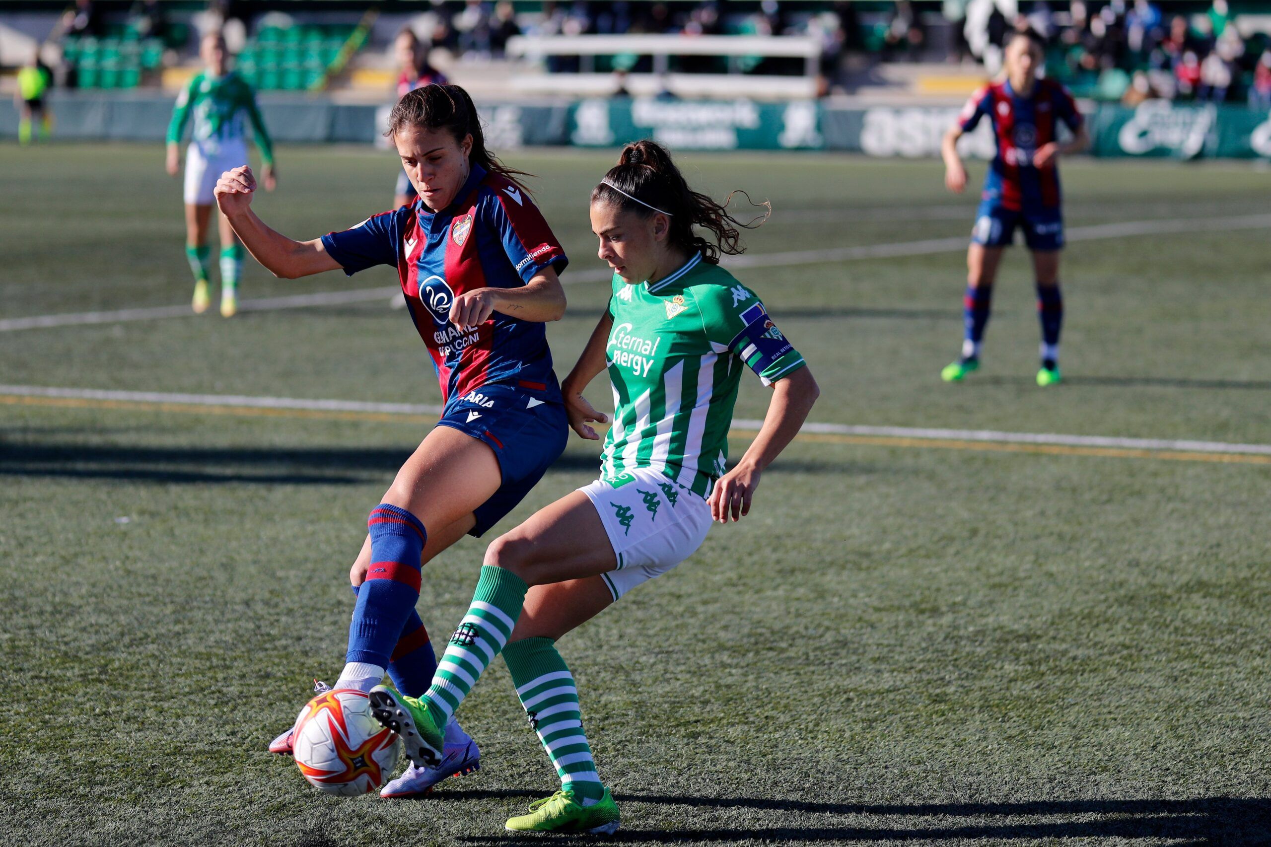 Imagen de un lance del partido. Fuente: @RealBetisFem