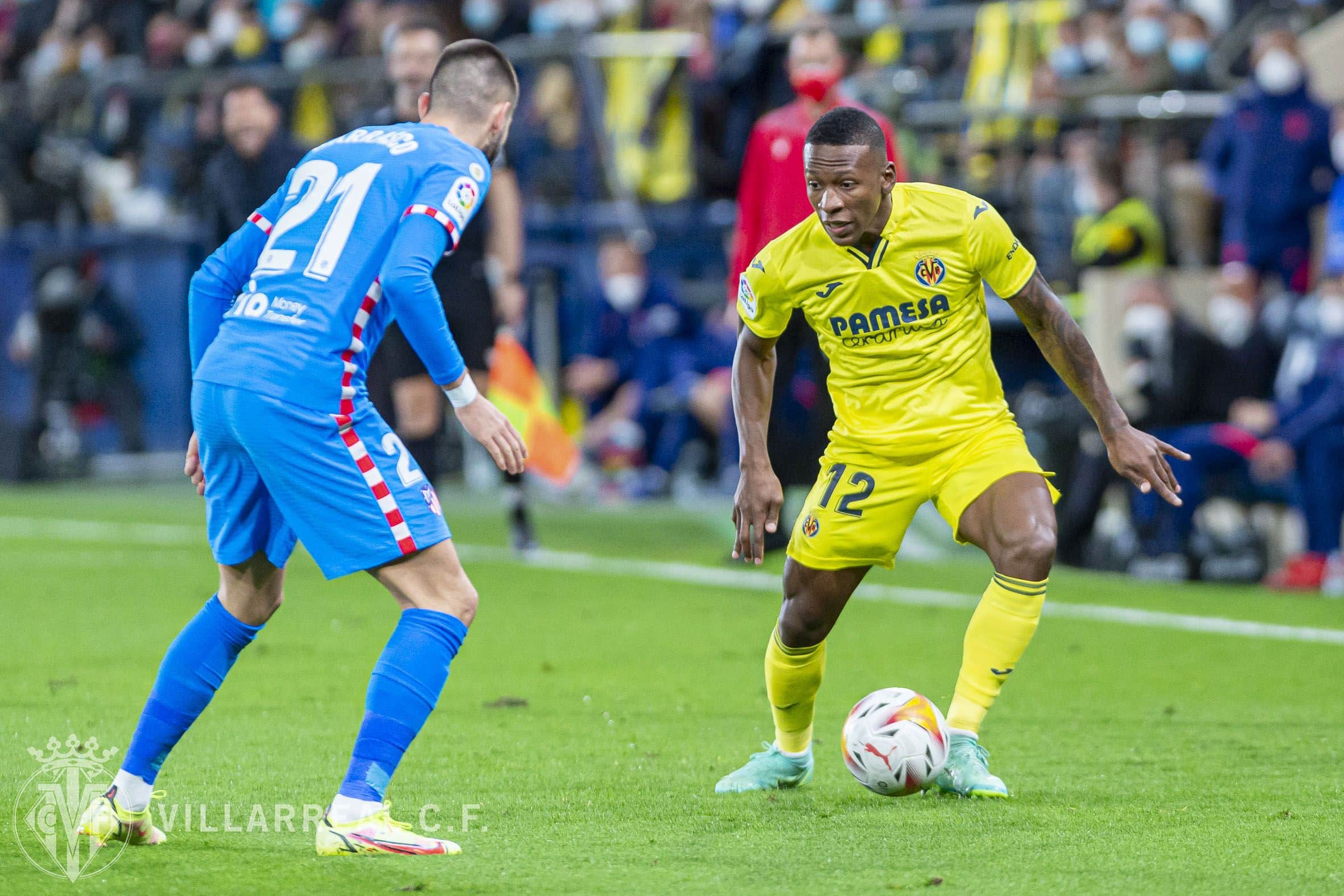 Imagen de un lance del juego. Fuente: @VillarrealCF