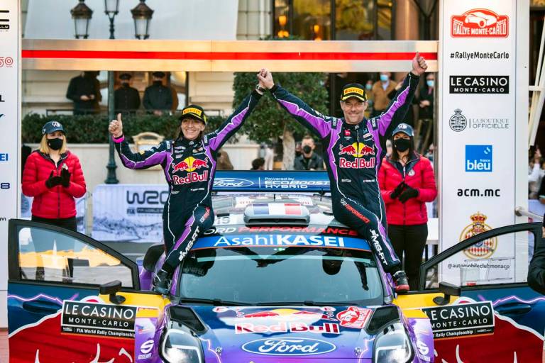 Sébastien Loeb, primer ganador de la temporada del WRC de 2022. Imagen: redbullcontentpool.com