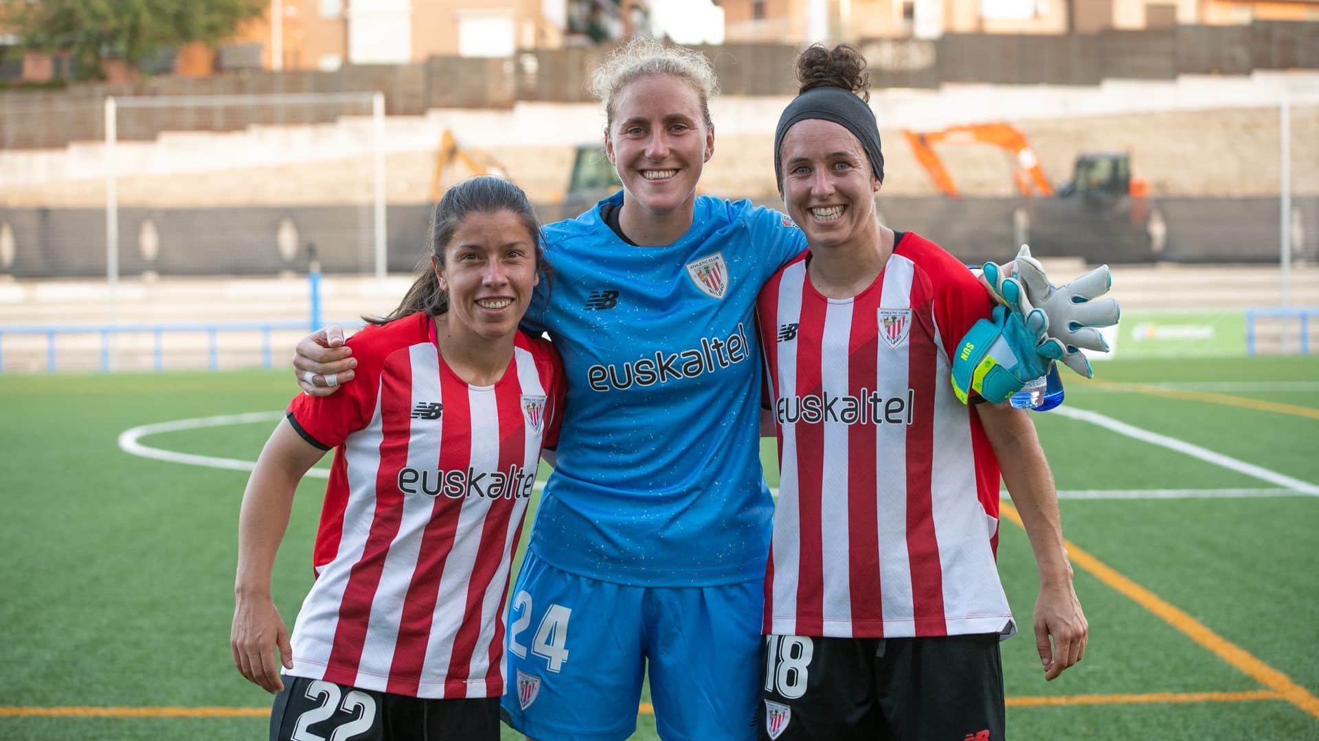Peke, Sun e Itaxo, tres nuevas "leonas" para esta temporada. Fuente: Athletic Club.
