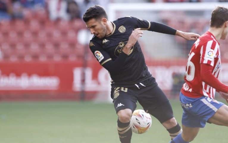 Gerard Valentín en El Molinón