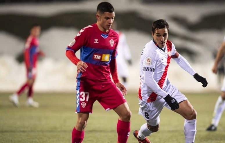 Jony álamo en un Elche-Rayo