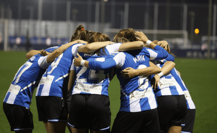 foto del Twitter del Espanyol Femení