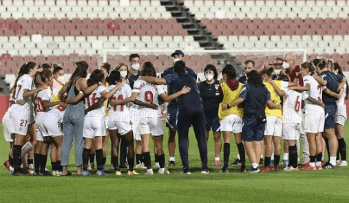 foto de las redes sociales del Sevilla Femenino