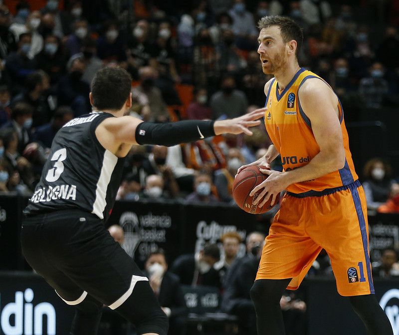 Víctor Claver volvió a las pistas 4 meses después. Fuente: M.A. Polo (VBC).