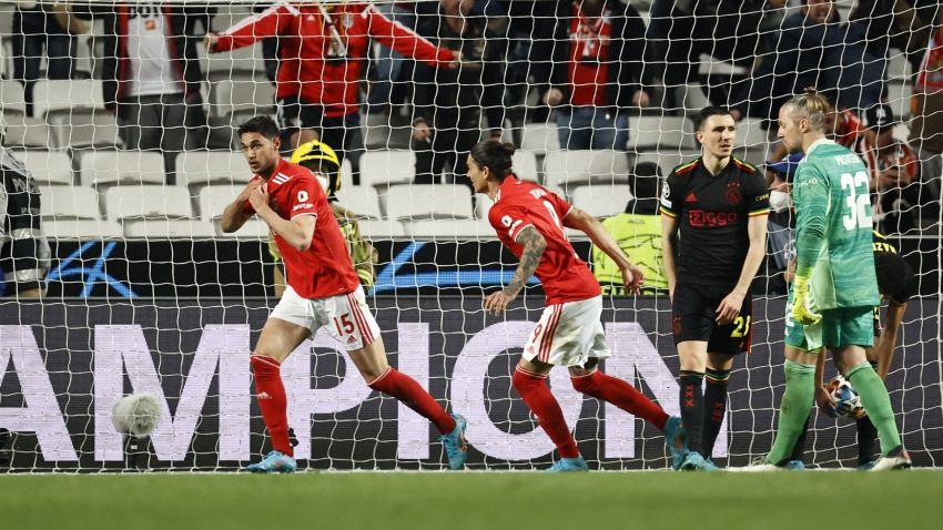 Benfica 2-2 Ajax: Los neerlandeses suman 7 partidos seguidos sin perder ante los lusos. Fuente: UEFA.