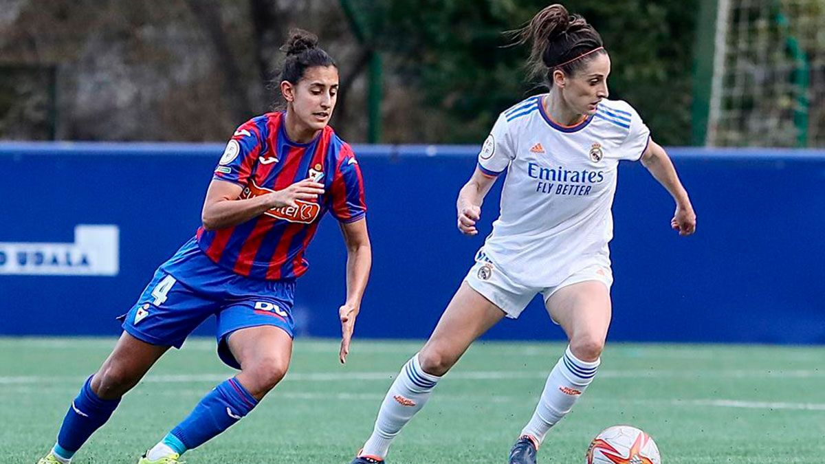 El Eibar aguantó hasta el final del choque. Fuente: RealMadridFem