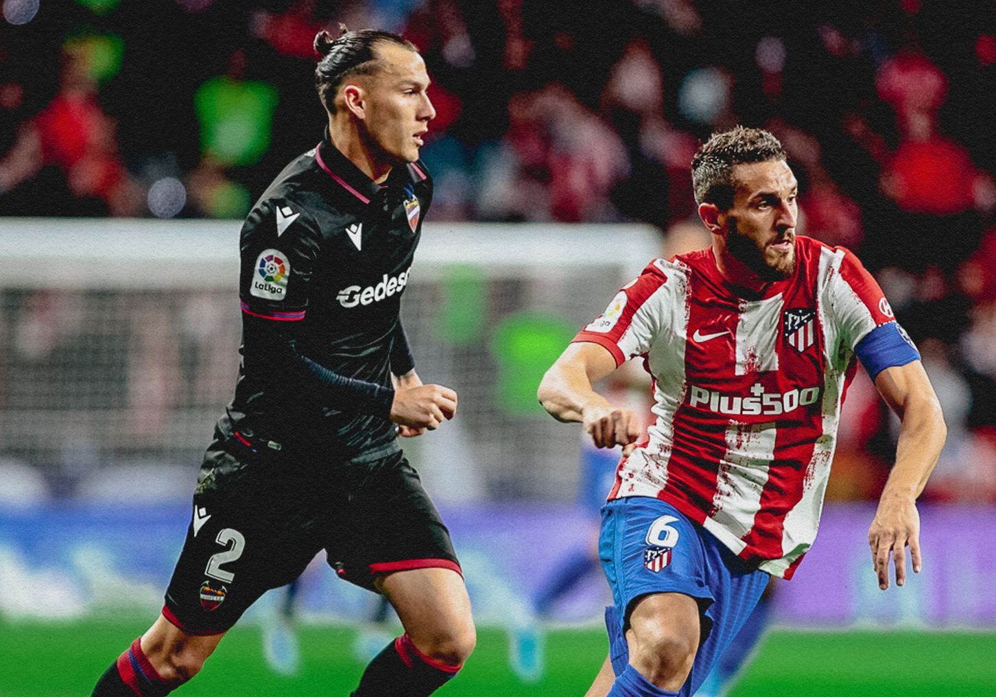 Son y Koke en un Atlético-Levante