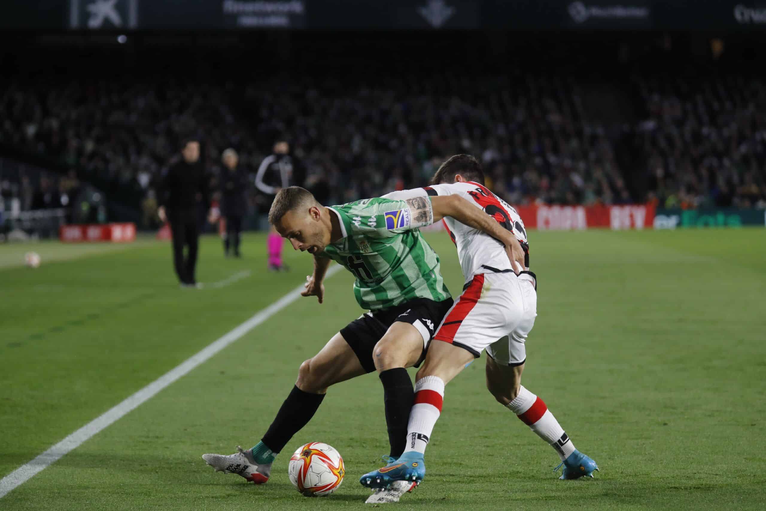 Sergio Canales y Fran García en el encuentro de hoy. / @RealBetis