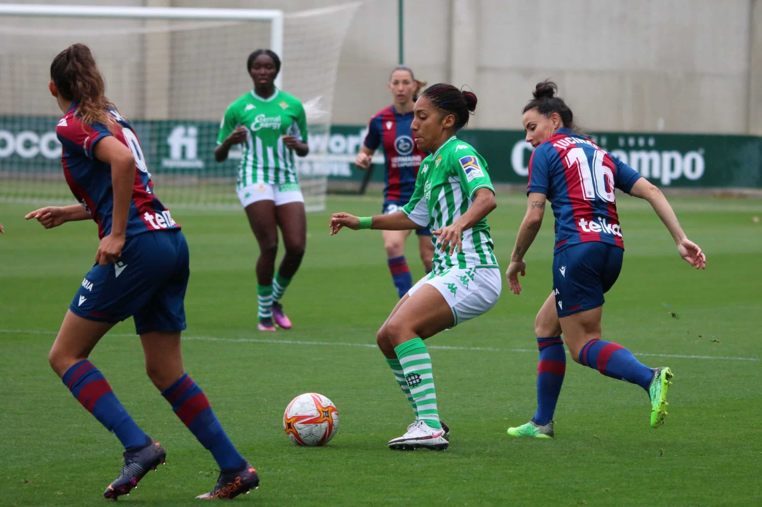 Imagen de un lance del juego. Fuente: @RealBetisFeminas