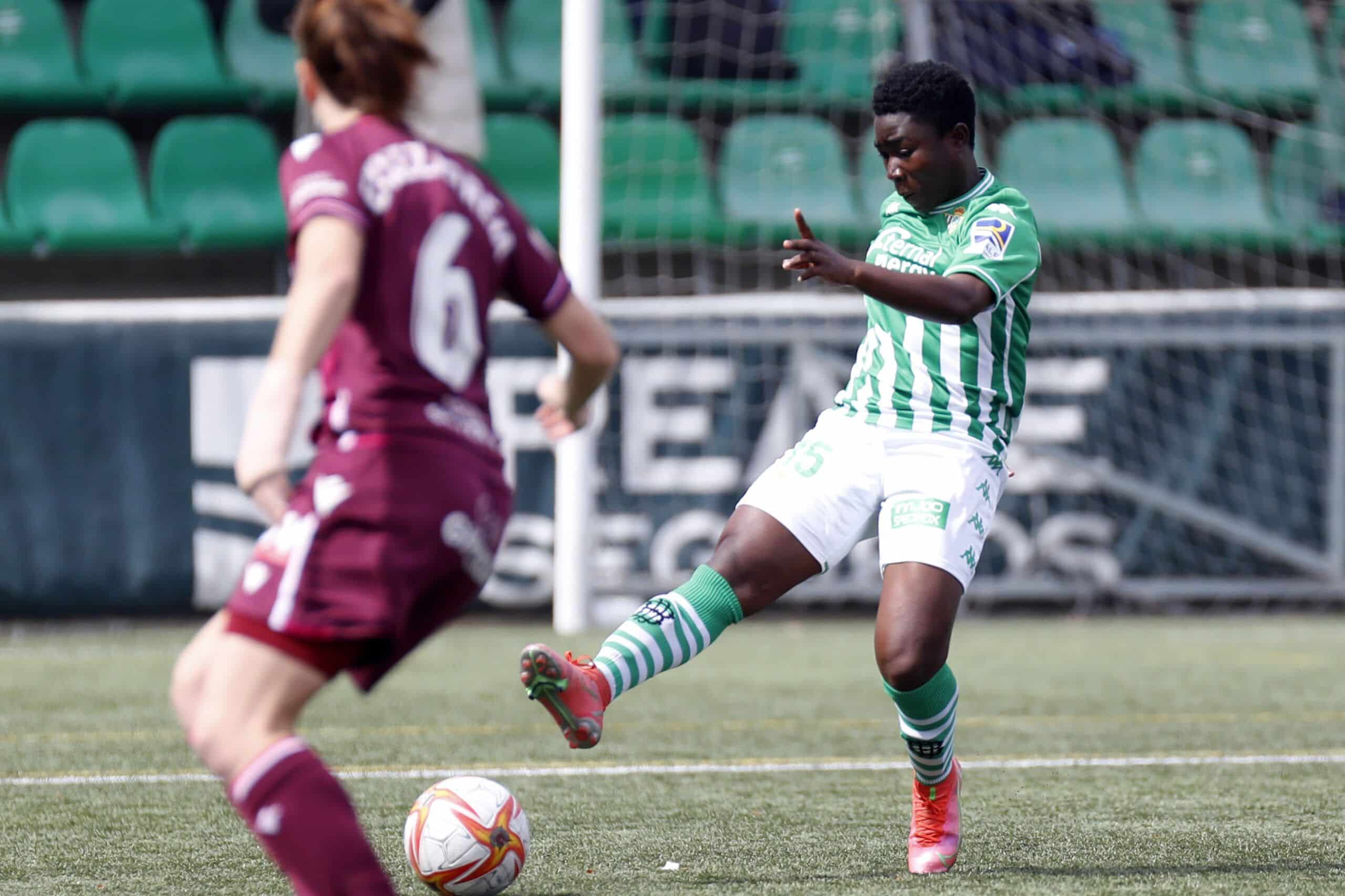 Imagen de un lance del juego. Fuente: @RealBetisFeminas