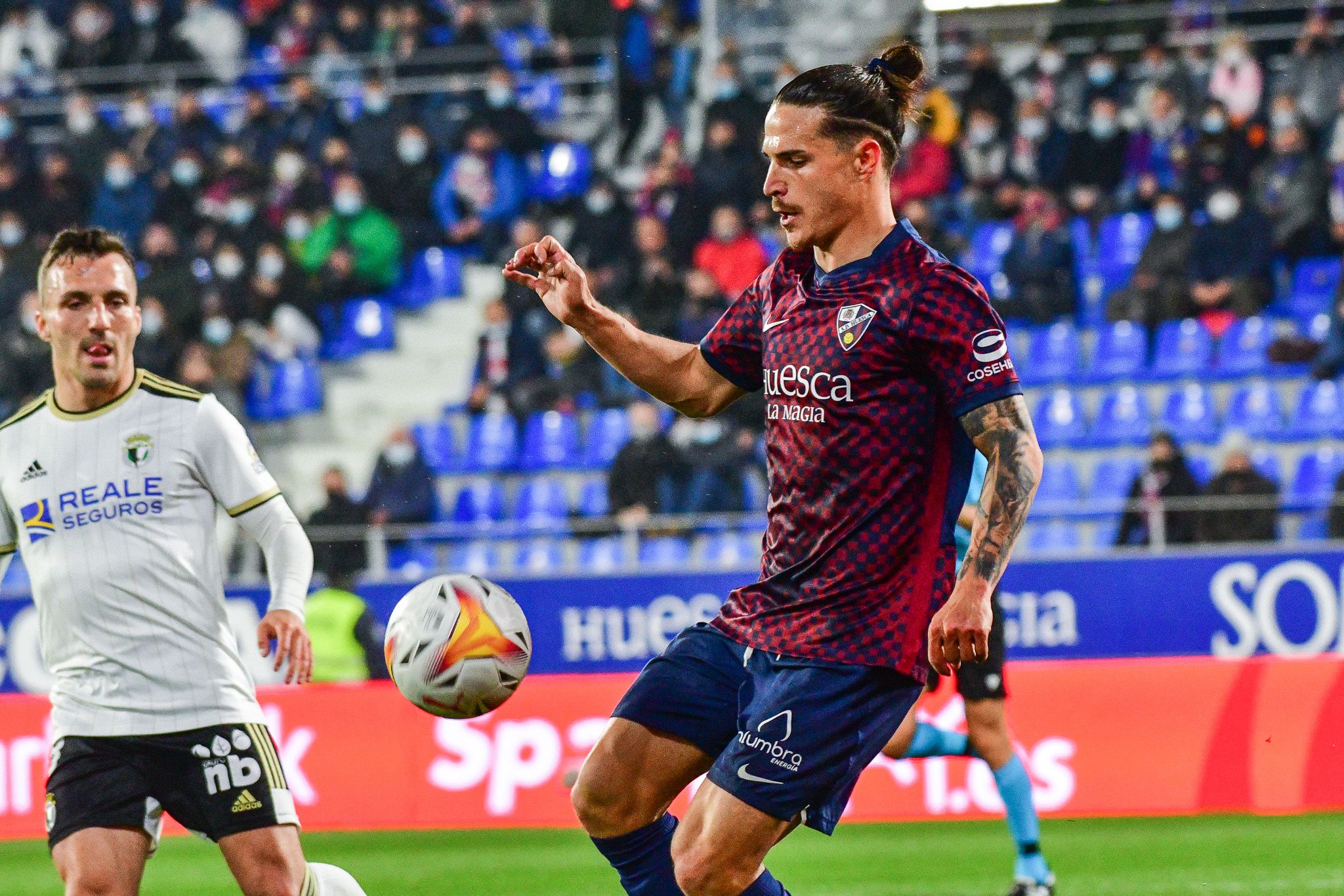 Imagen de un lance del juego. Fuente: @SDHuesca