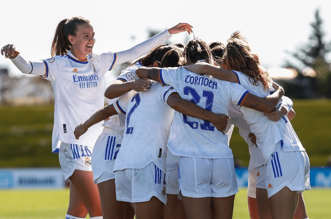 Posiciones de alhama cf contra real madrid femenino