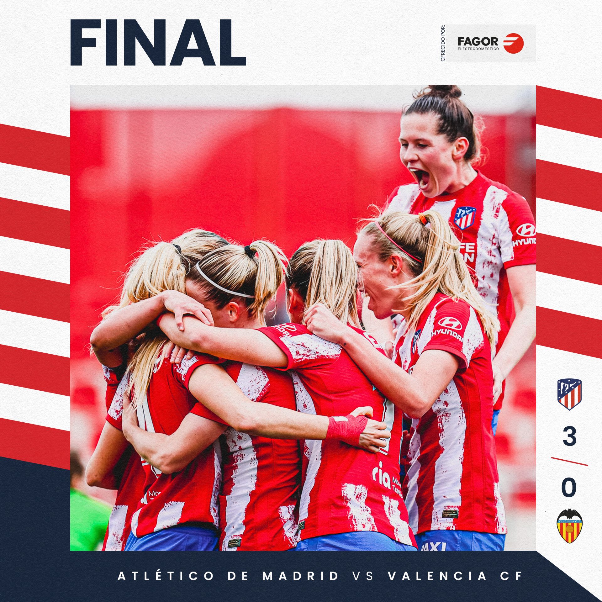Imagen del twitter del Atleti Femenino