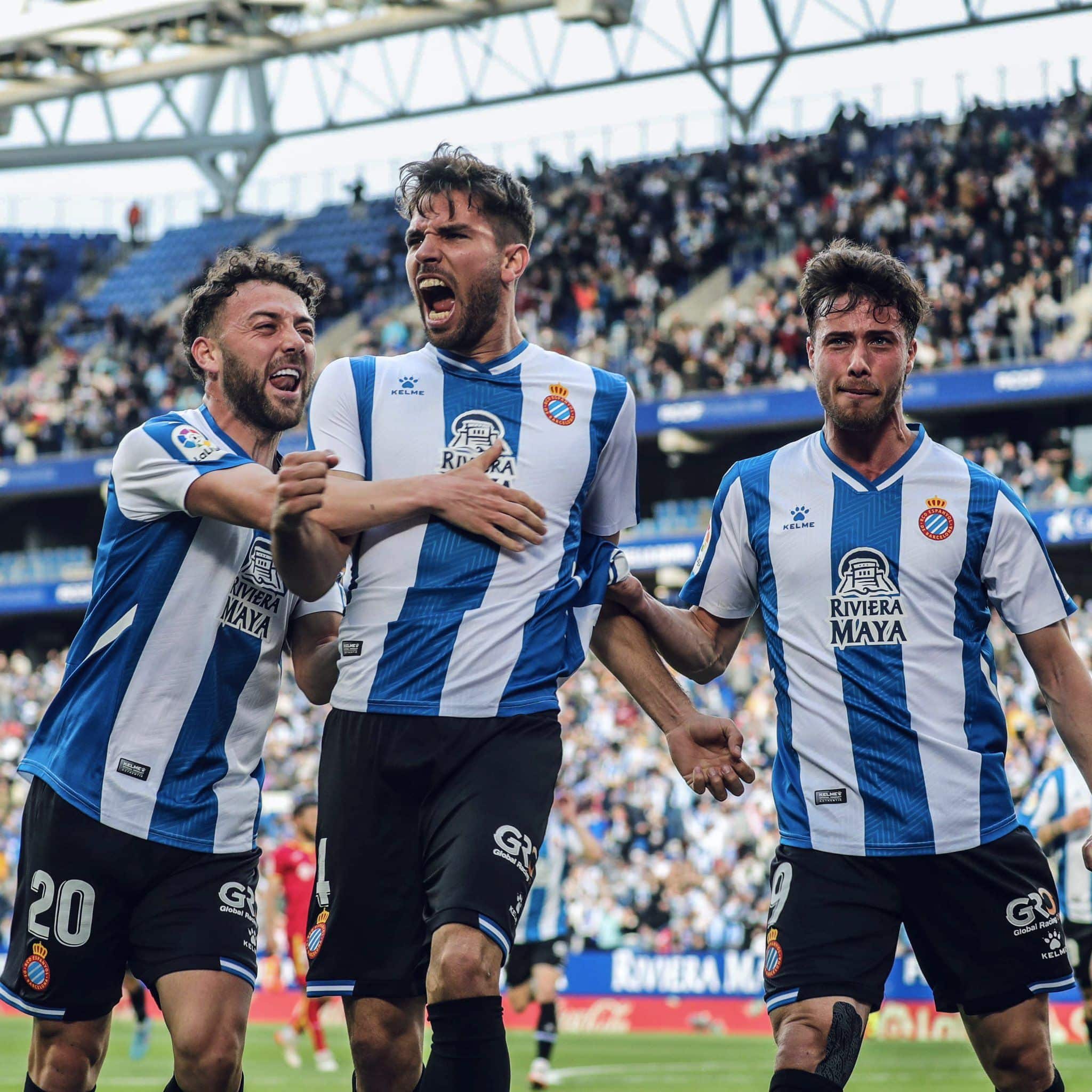 Espanyol celebra gol