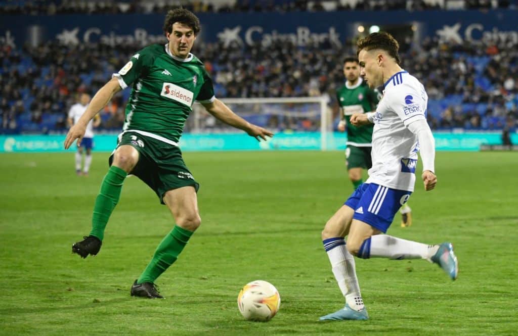 Mikel San José en un Zaragoza-Amorebieta