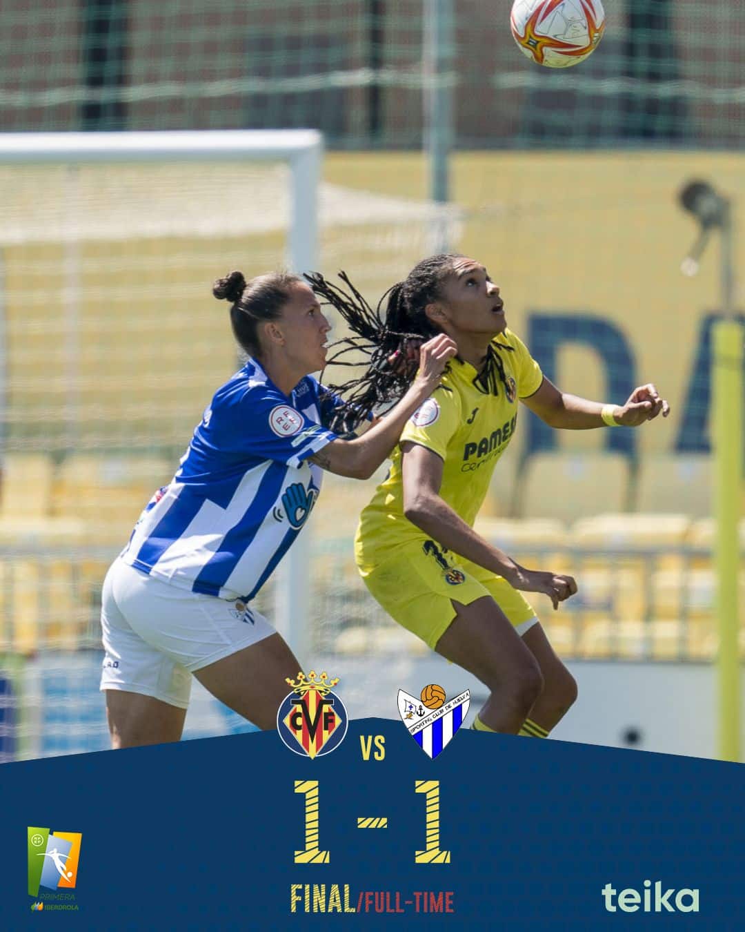 Imagen del twitter del Villareal Femenino