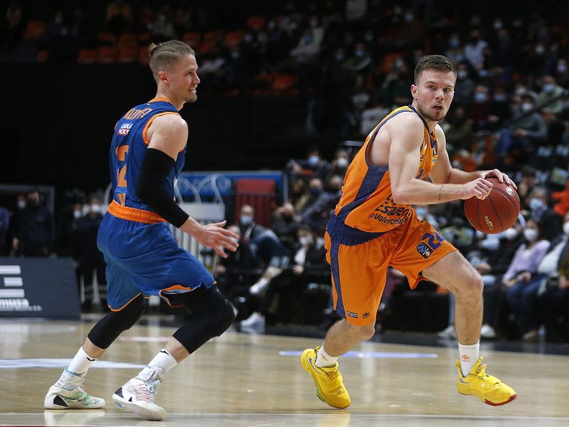 Martin Hermannsson en el último partido contra el Ratiopharm Ulm. Fuente: M.A. Polo (VBC).