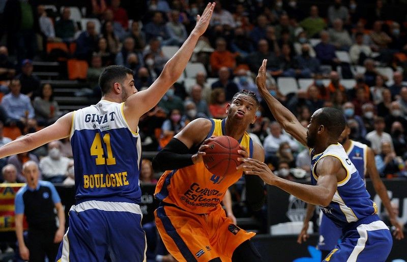 Jasiel Rivero brilló con luz propia siendo el máximo anotador taronja con 21 pts. Fuente: M.A. Polo (VBC).