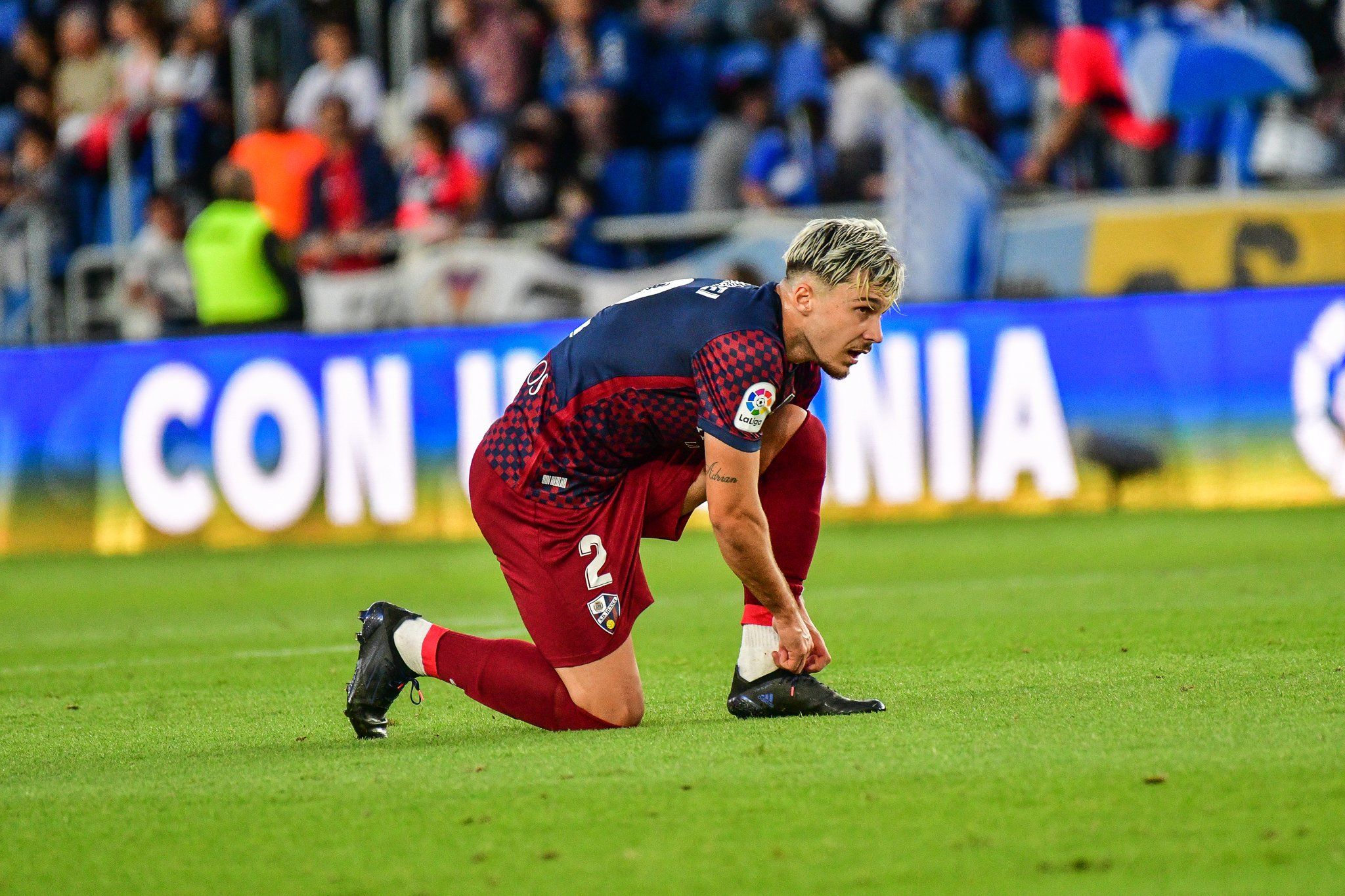 Andrei Ratiu durante un partido (Foto: SD Huesca)