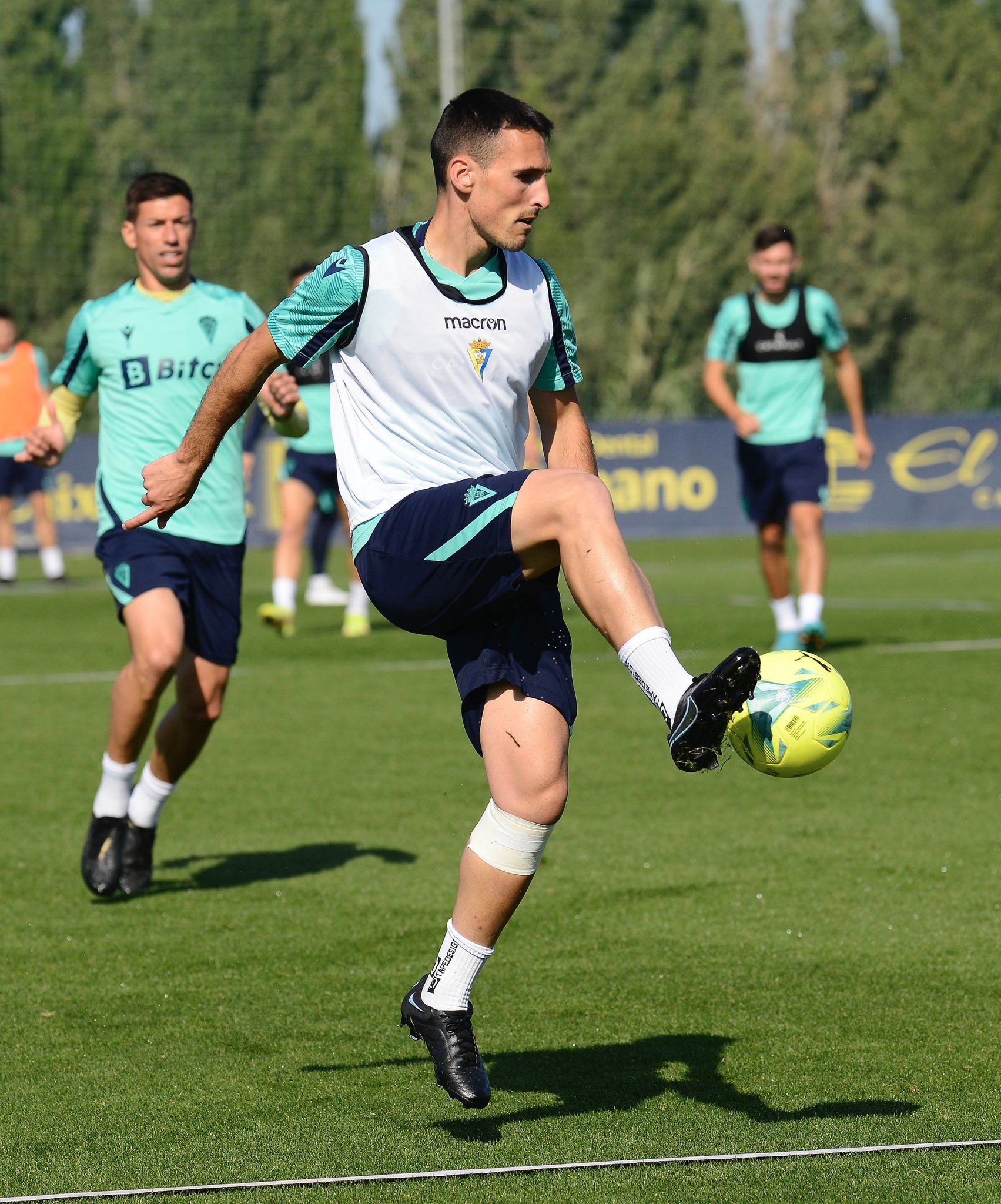Fede San Emeterio durante un entrenamiento