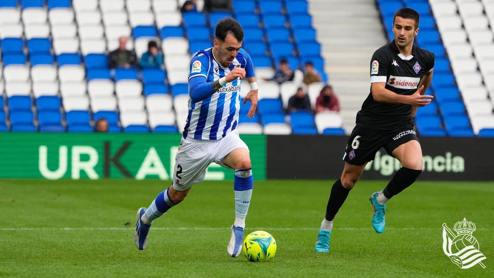 Sola durante un partido (Foto: Real Sociedad)