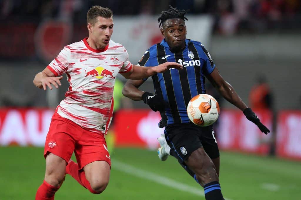 Leipzig 1-1 Atalanta: Los germanos siguen sin vencer a un rival italiano en Europa. Fuente: (@UEFAcom_de).